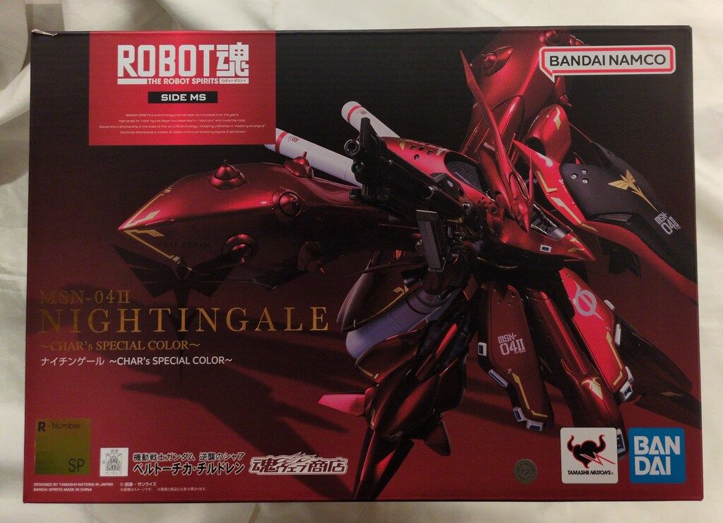 BANDAI SPIRITS ROBOT魂u003cSIDE MSu003e 機動戦士ガンダム 逆襲のシャア ベルトーチカ・チルドレン ナイチンゲール -CHAR´s SPECIAL COLOR-