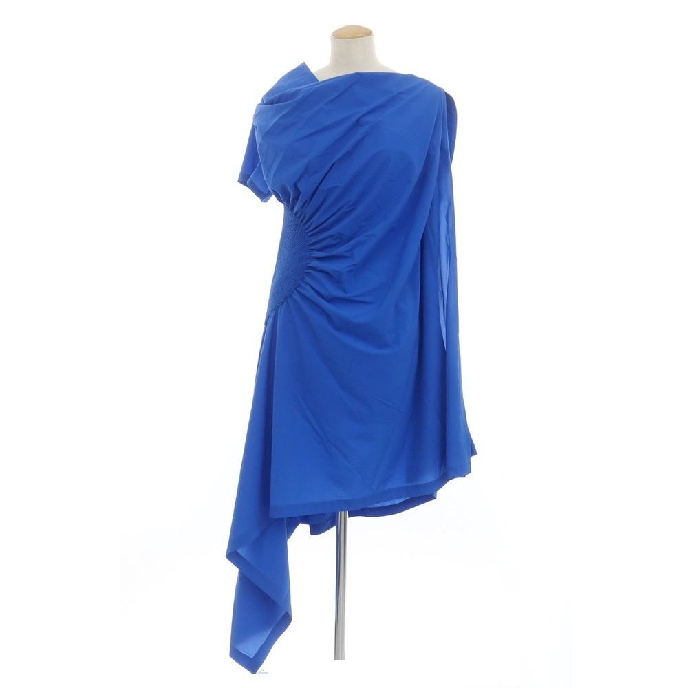 【中古】イッセイミヤケ ISSEY MIYAKE 2024年春夏 ナイロン系 ワンピース ブルー【サイズ表記なし（L位）】【レディース】