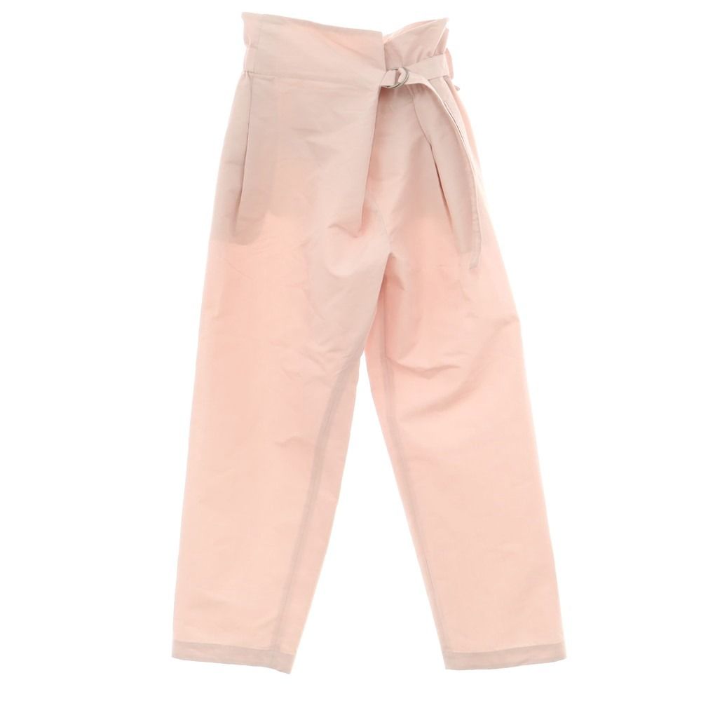 【中古】イッセイミヤケ ISSEY MIYAKE 2024年春夏 ハイウエスト ワイドパンツ ライトピンク【サイズ表記なし（Ｌ位）】【レディース】
