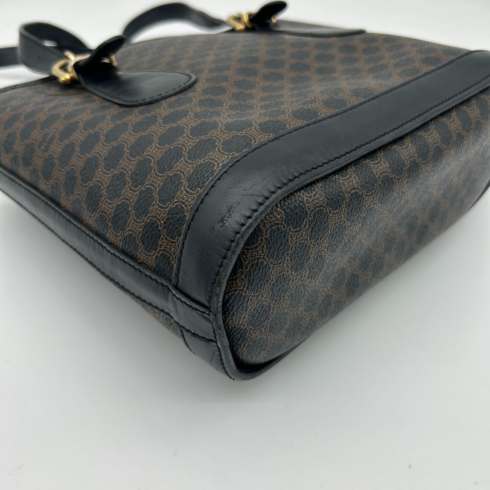 CELINE （セリーヌ） マカダム ショルダーバッグ バッグ PVC 