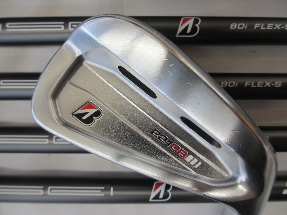 ブリヂストン　221CB　TENSEI BS BLACK 80i　Sフレックス　アイアンセット　中古　ゴルフドゥ！ココアドバンス長崎城栄店【最短即日発送】