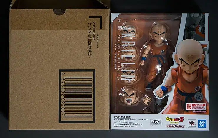 BANDAI SHF クリリン ドラゴンボールZ 孫悟空の長年の友人 魂ウェブ限定 フィギュア