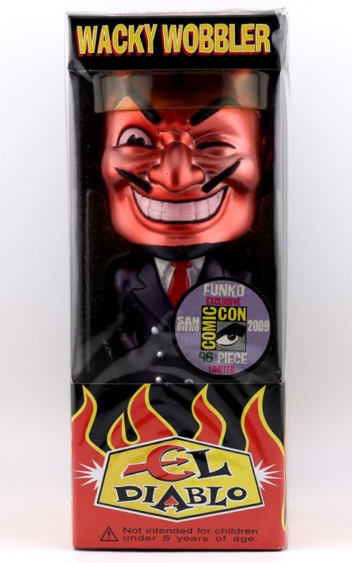 Funko Wacky Wobbler El Diablo SDCC 2009 ファンコ社ワッキーワブラー　エル・ディアブロ　赤メタ・フェイス　コミコン96体限定