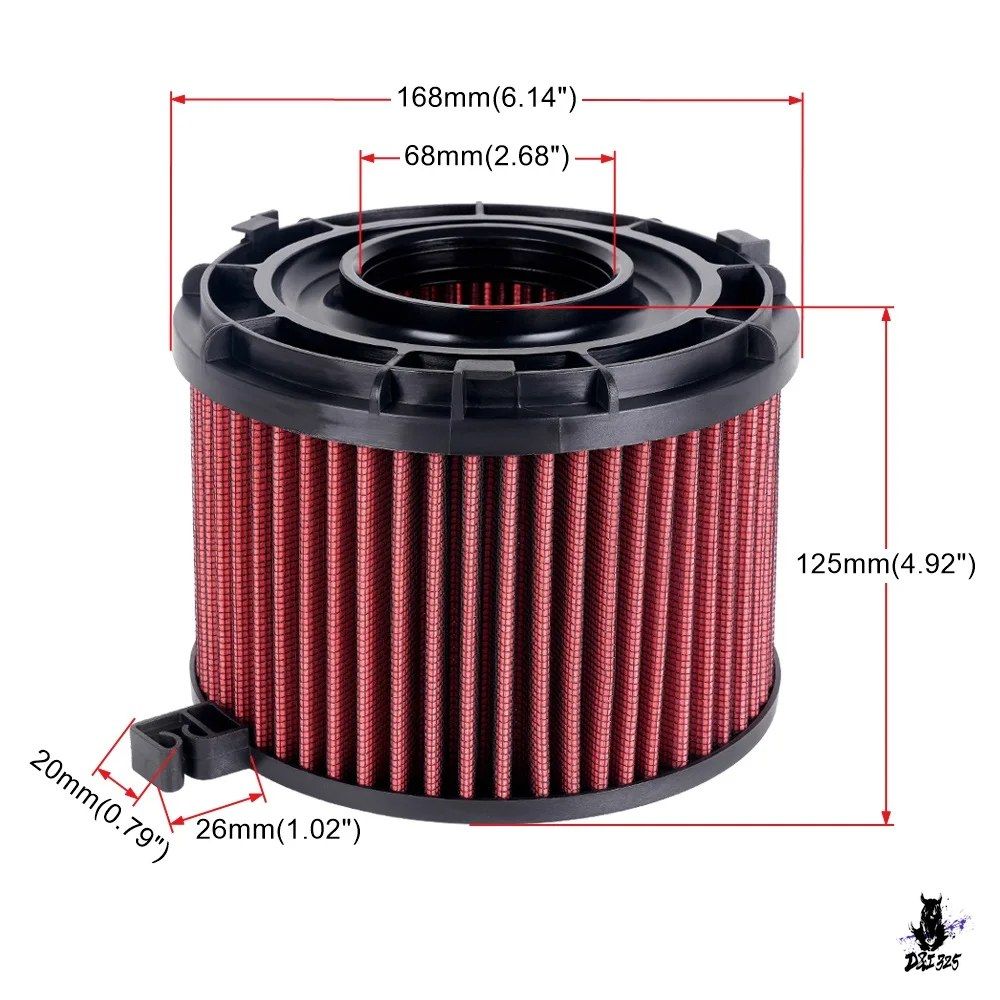 アウディ A4/A5/Q5/S4/S5/RS4/RS5/SQ5 用 洗える高流量エアフィルター E-0646/E-0647