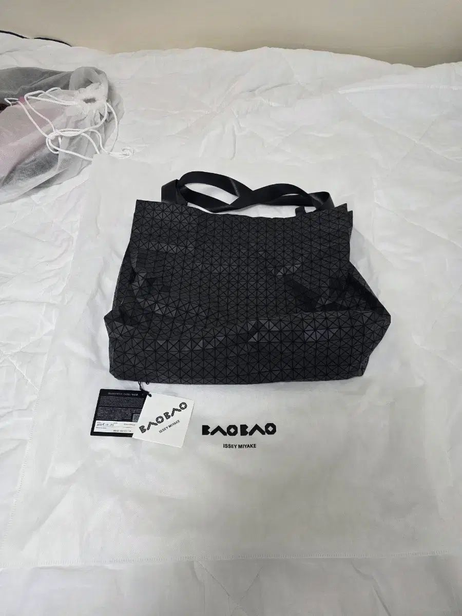 BAO BAO ISSEY MIYAKE バオバオイッセイミヤケ 鬼龍 紅郎 LINE Cart トートバッグ ブラック