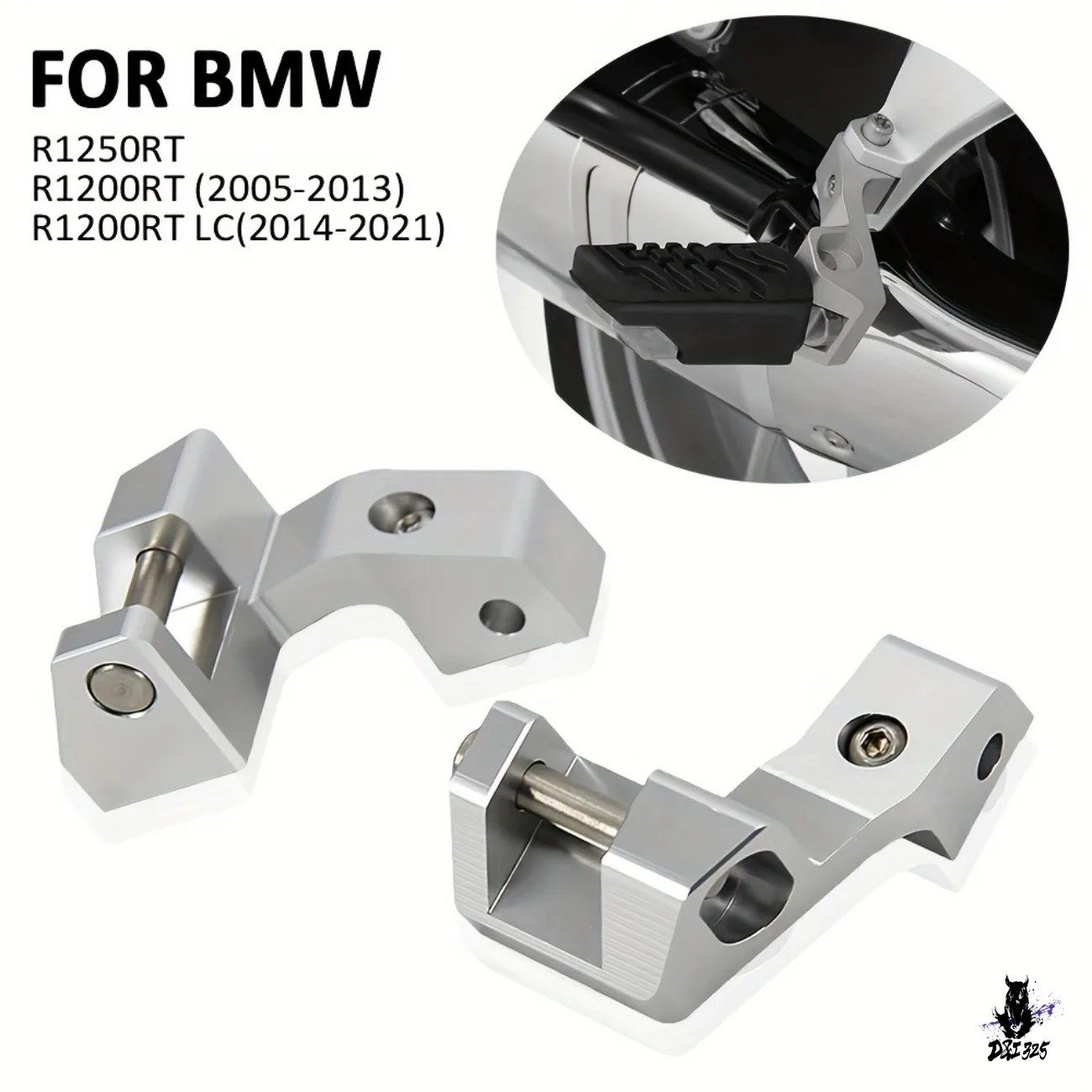 BMW R1250RT/R1200RT 用 フットレストフットペグ降下キット 2個セット