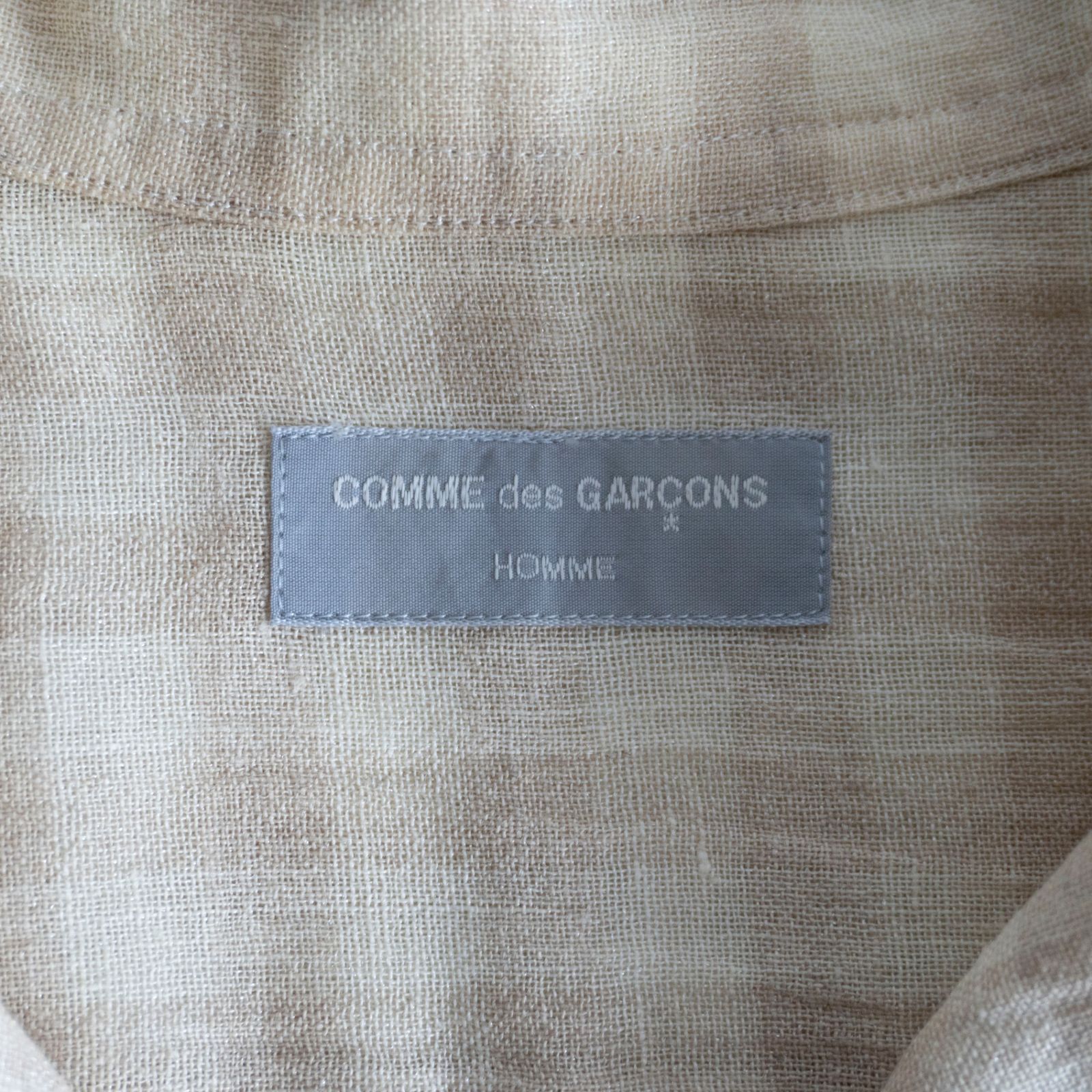 90s/アーカイブ】COMME des GARCONS HOMME【ボックスシルエット リネン