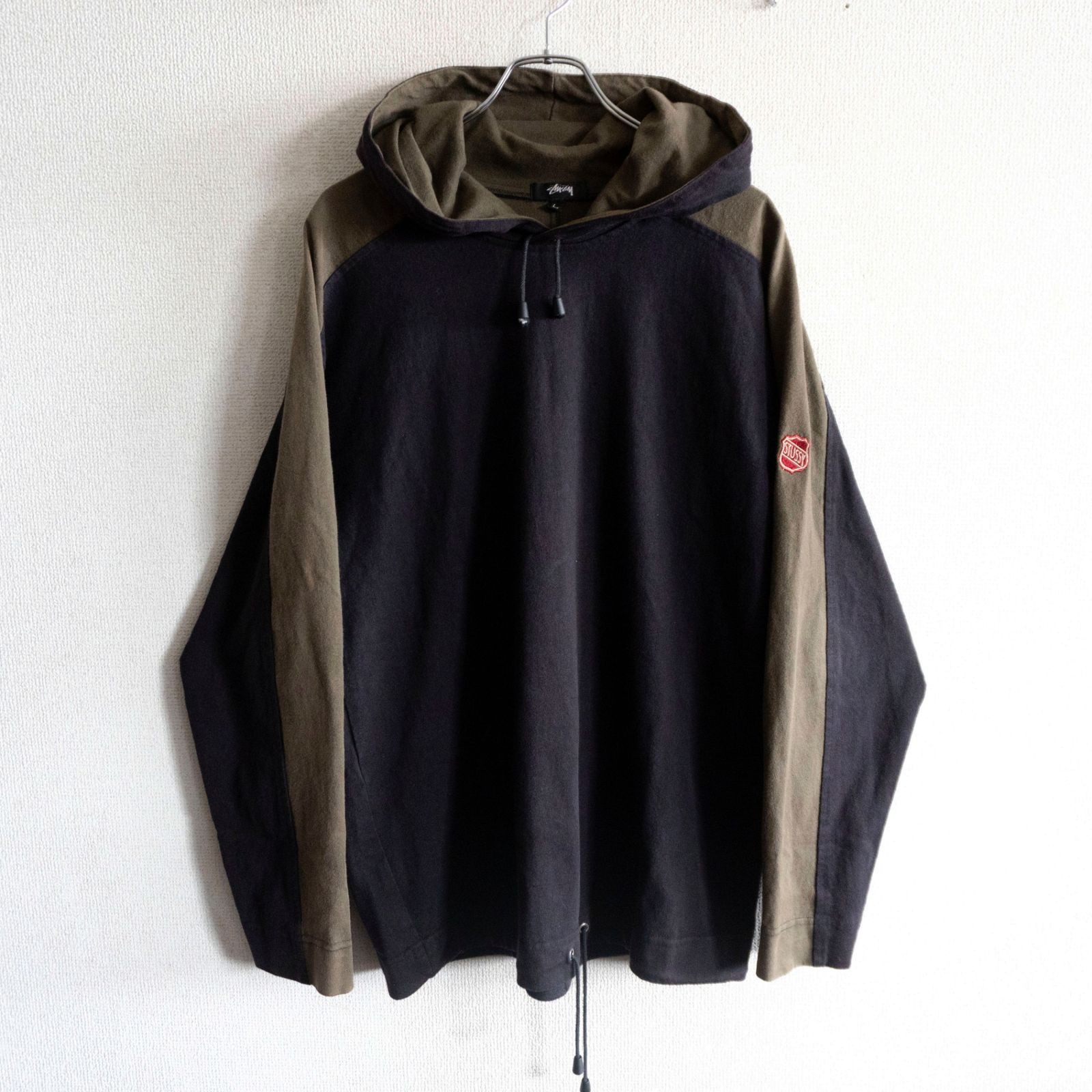【80s/USA製】OLD STUSSY【プルオーバー パーカー】 L ステューシー オールド ビッグシルエット オーバーサイズ 古着 26060894