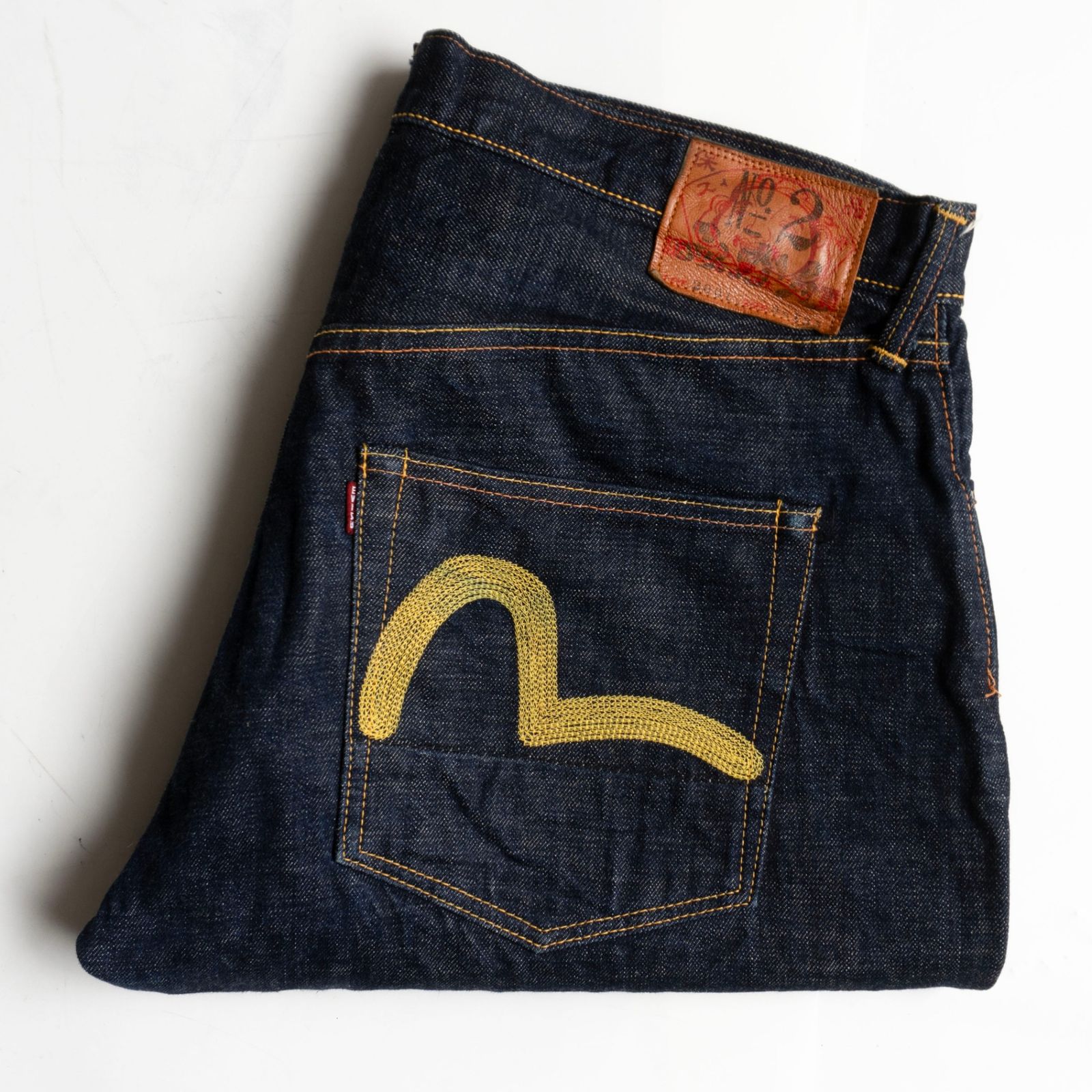美品/濃紺】EVISU 【LOT.2001 デニムパンツ】38×35 エビス ジーンズ