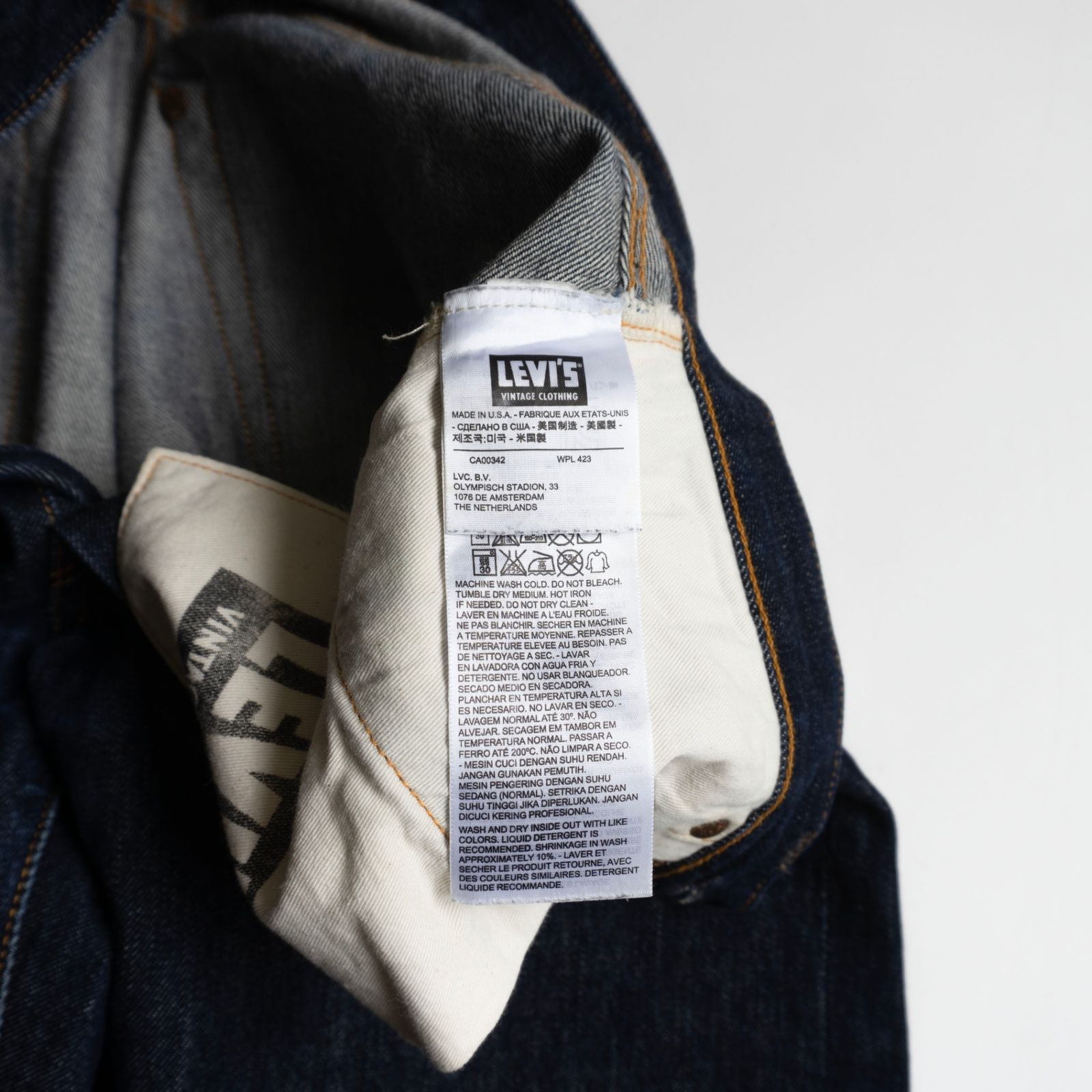 美品濃紺/アメリカ製】 LEVI'S VINTAGE CLOTHING【 47501 / 501XX