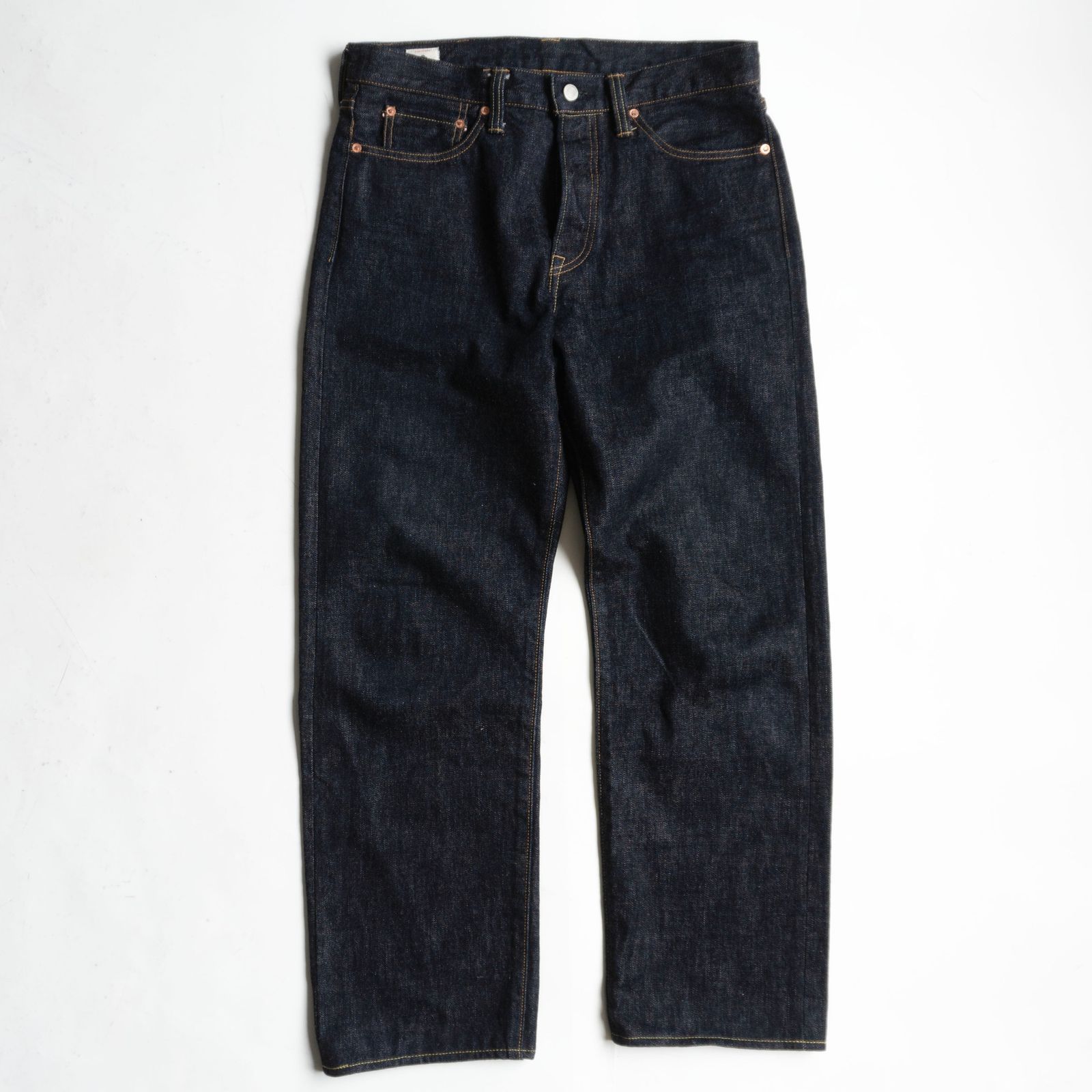 美品/濃紺】 桃太郎ジーンズ【#100 CLASSIC STRAIGHT 15.7oz】W32