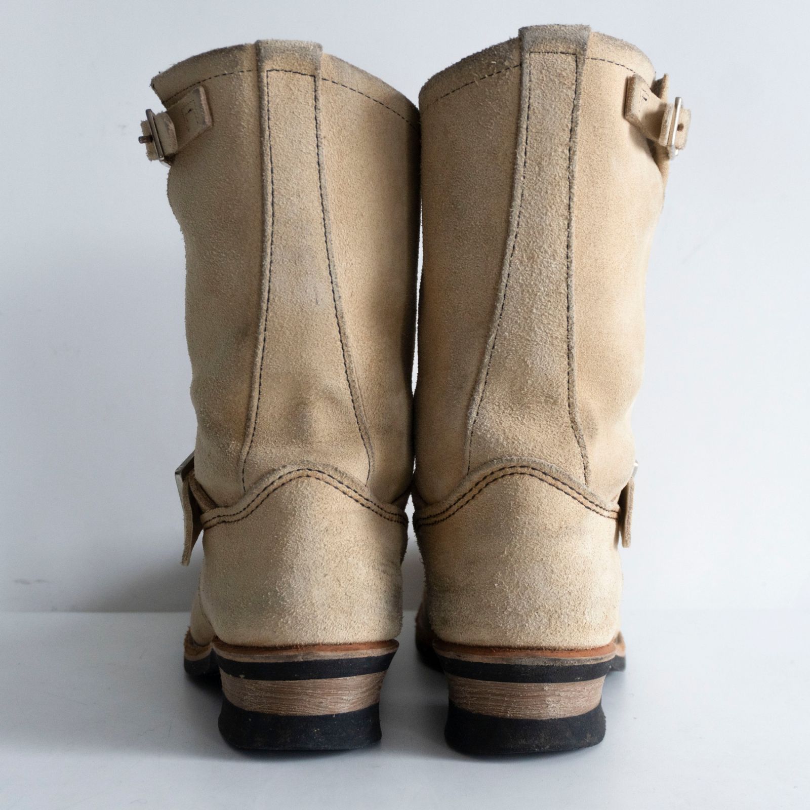 05年製】REDWING【8268/スウェードエンジニアブーツ】US9 D レッド