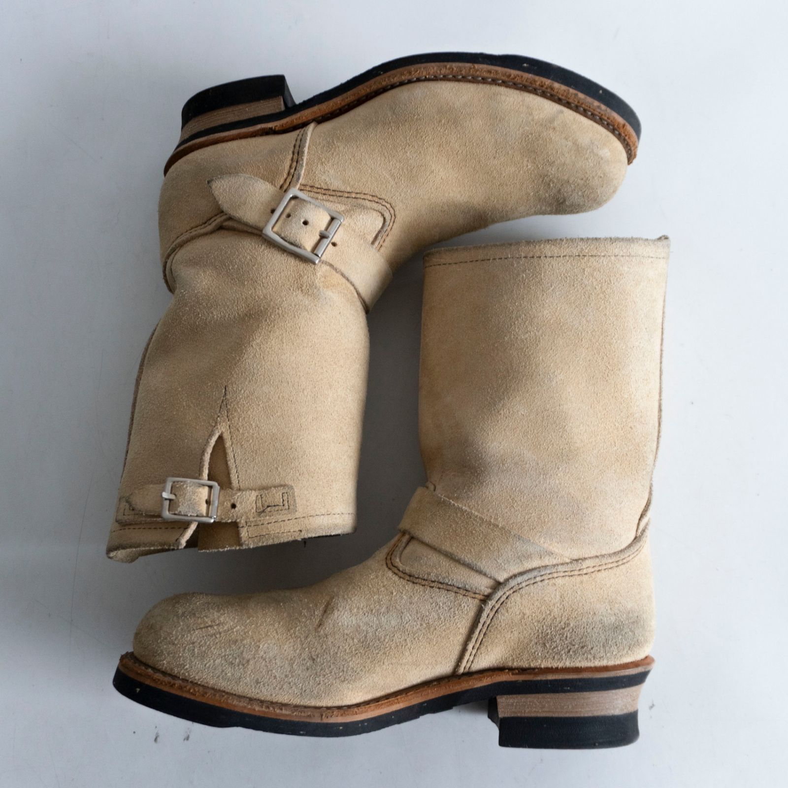 05年製】REDWING【8268/スウェードエンジニアブーツ】US9 D レッド