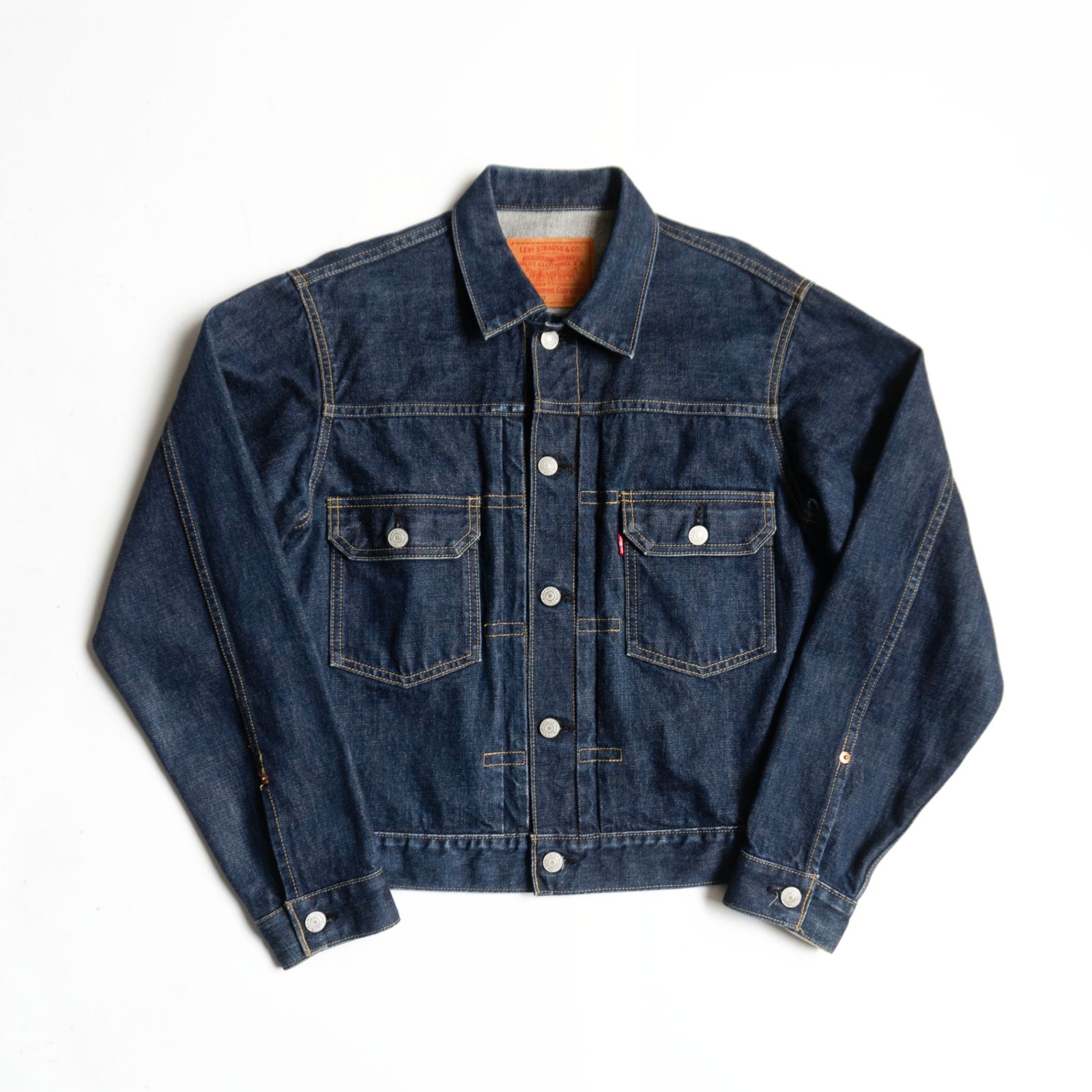 雰囲気抜群/濃紺】 LEVI'S 【 507XX ビッグE デニムジャケット 】38
