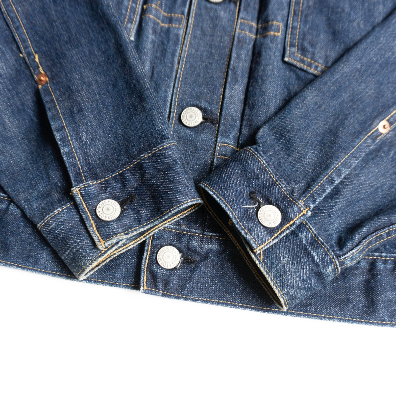 雰囲気抜群/濃紺】 LEVI'S 【 507XX ビッグE デニムジャケット 】38