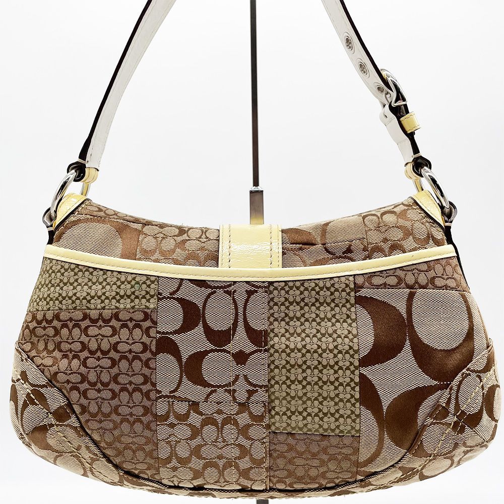 COACH コーチ ソーホー SOHO ワンショルダーバッグ キャンバス パッチ 