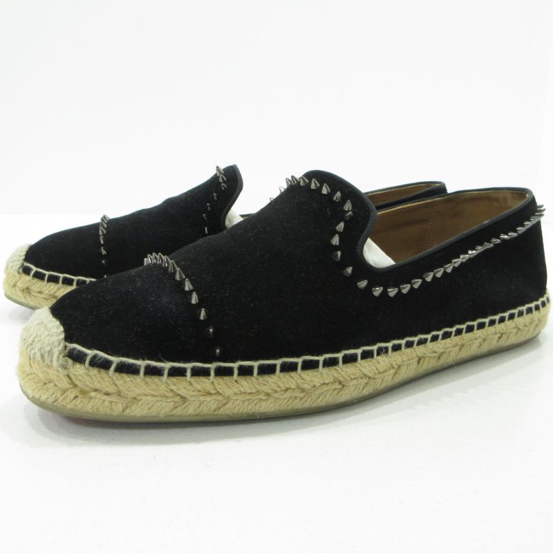 【三重本店】 中古 Christian Louboutin | クリスチャンルブタン スパイクスタッズ 1201023 ブラック 表記サイズ：41 【135】