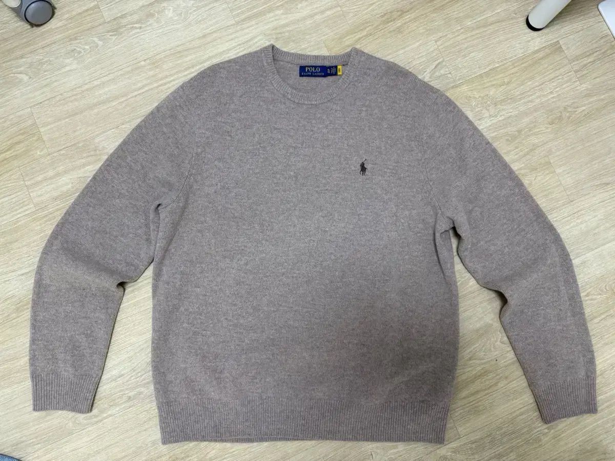 （ほぼ新品）ポロ ラルフローレン ニット XL ブラウン ベージュ