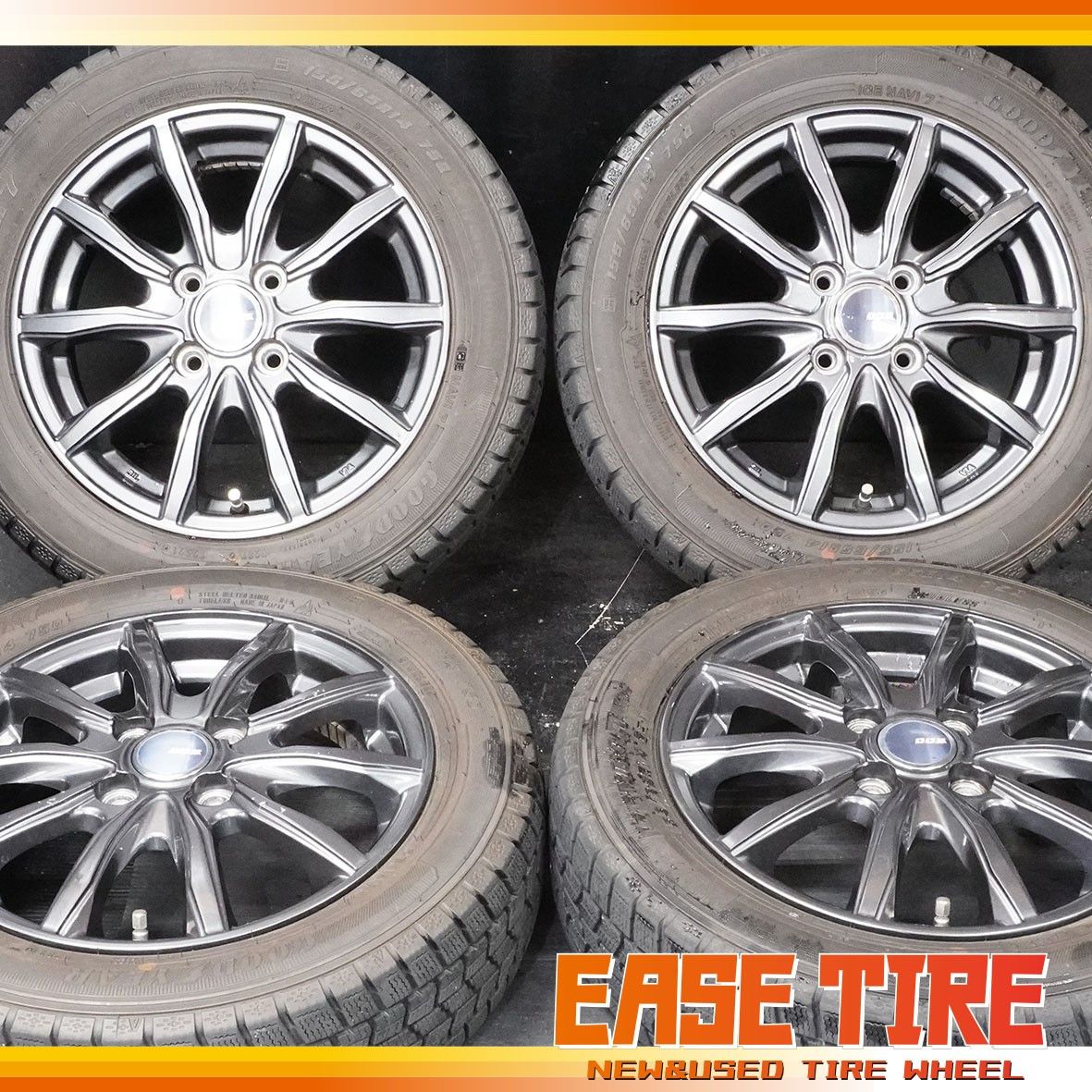 売り切り 21年製 バリ山 グッドイヤー アイスナビ7 155/65R14 BADX