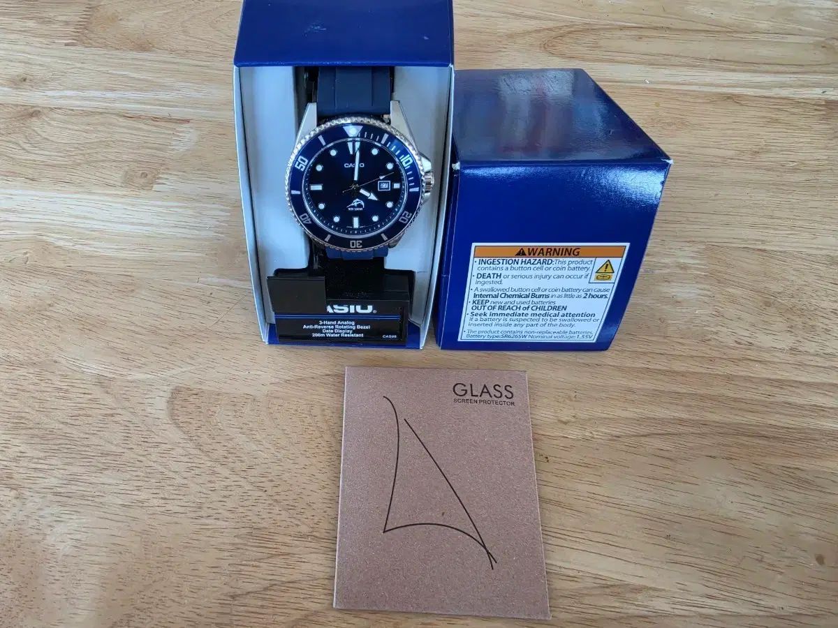 (フルセット) CASIO カシオ ダイバーズウォッチ デニムブルー MDV106