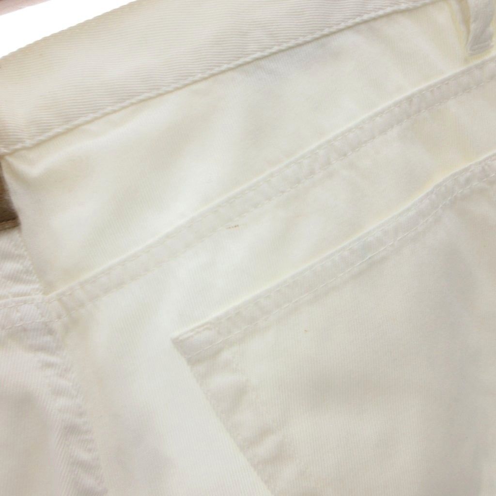 ロロピアーナ Loro Piana ストレートパンツ スラックス コットン 32 白