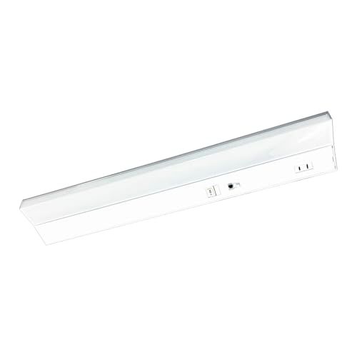 タッチレススイッチLEDキッチンライト 幅57cm ACコンセント付き 10W 1500lm 昼白色 2025年モデル (棚下取付・壁面取付両対応) 油や水で汚れた手でもスイッチに触らずON/OFF LED流し元灯 MT-KCL57-1050 8a9a7da1