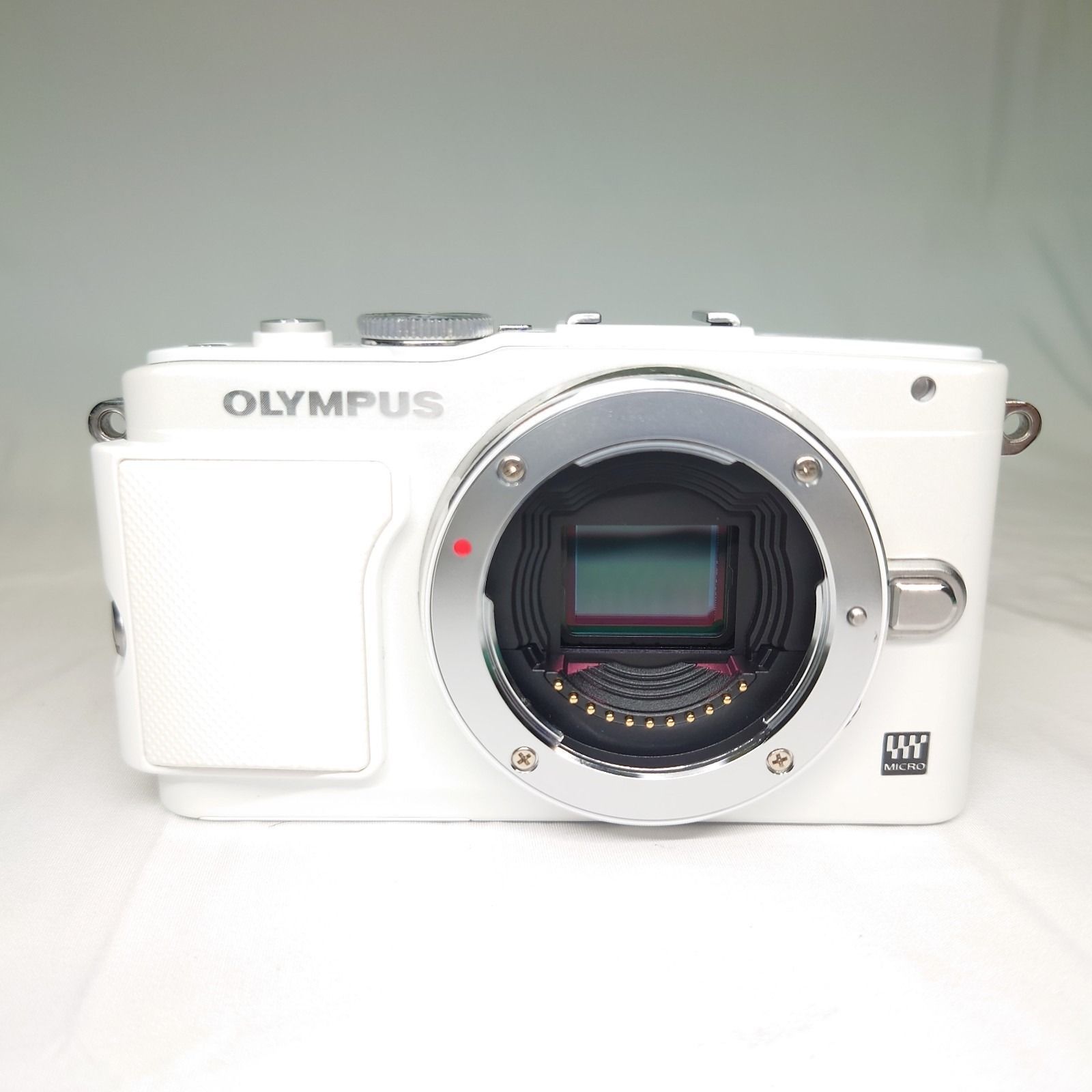 外観美品】OLYMPUS PEN LITE E-PL6 ボディ ホワイト オリンパス ミラー
