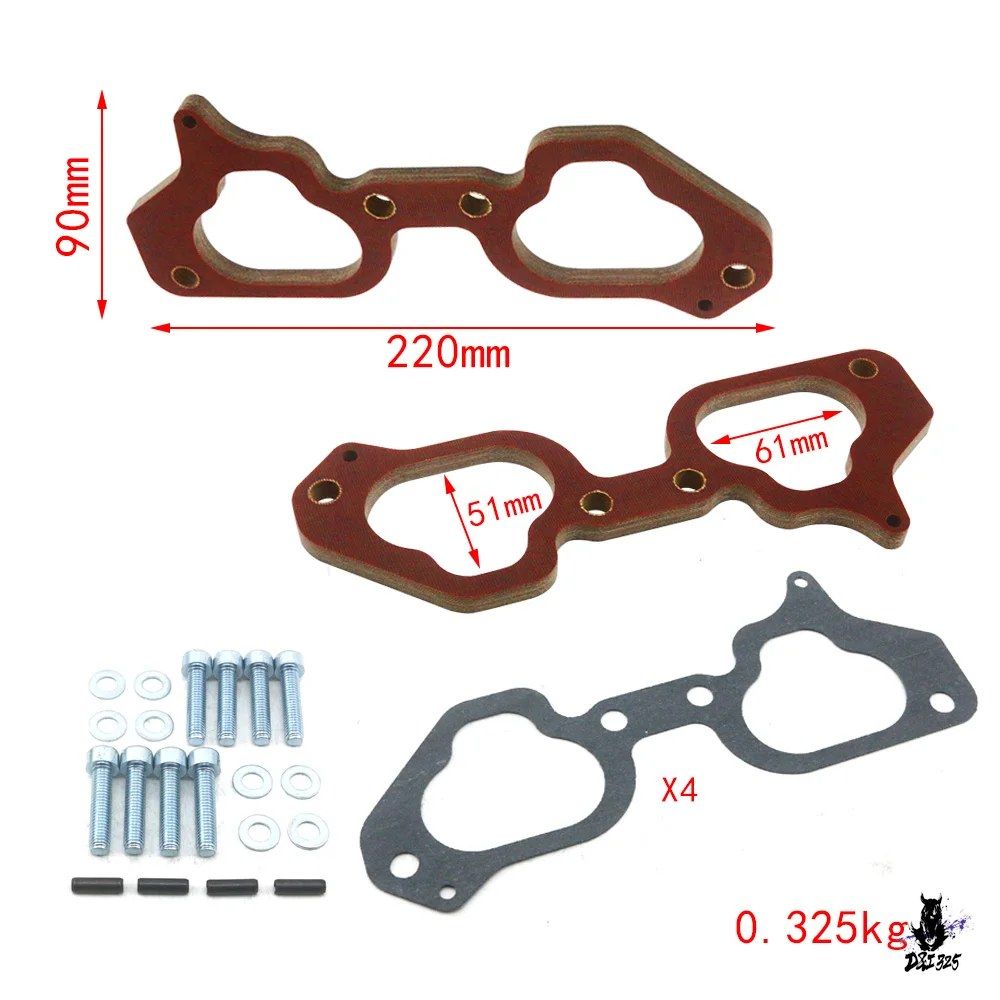 スバル WRX/STi/インテークマニホールド用 8mmフェノールスペーサー