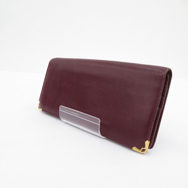 【瀬戸大橋店】 中古 CARTIER | カルティエ 長財布 マスト ボルドー/バーガンディ 【125】