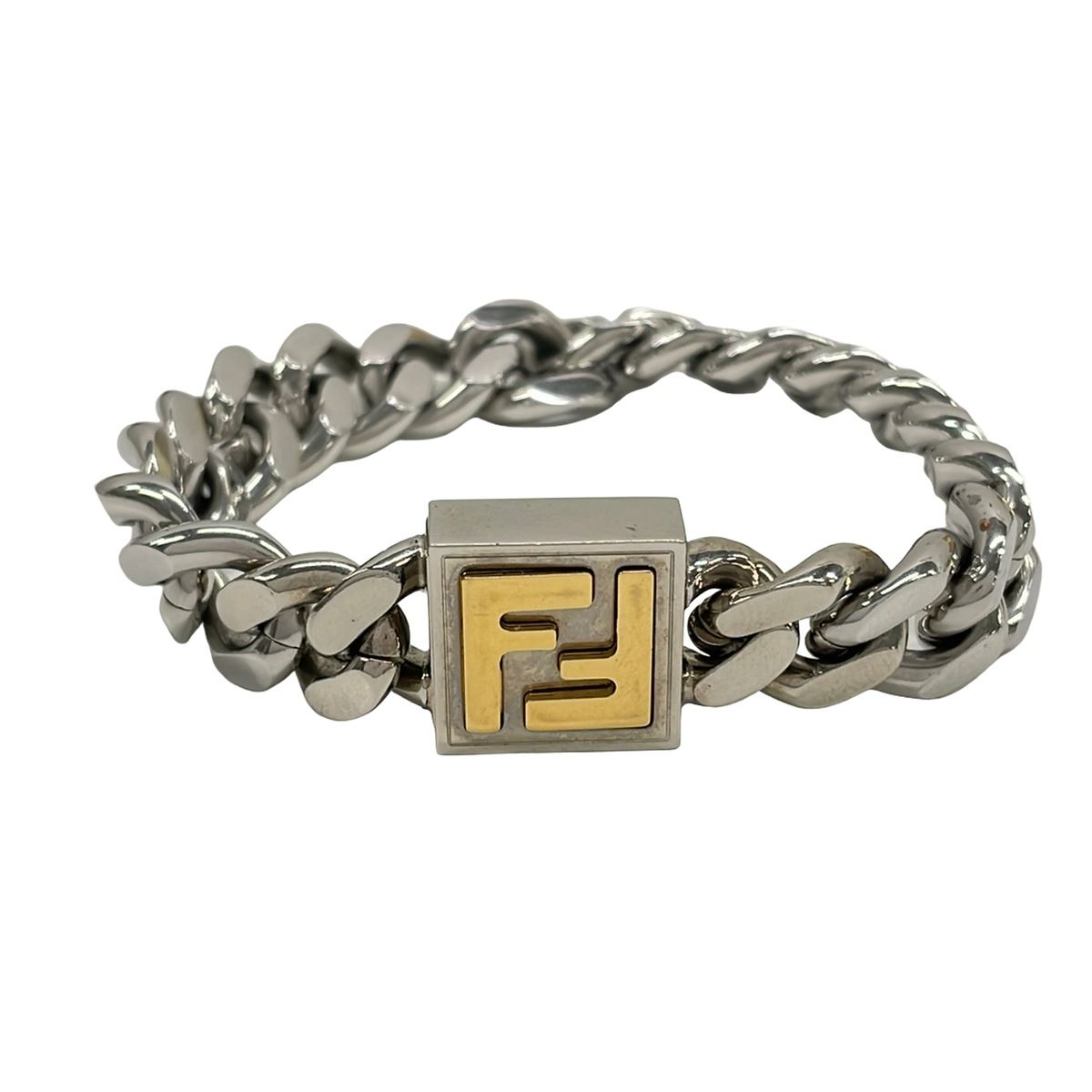 FENDI(フェンディ) ブレスレット美品 - シルバー×ゴールド