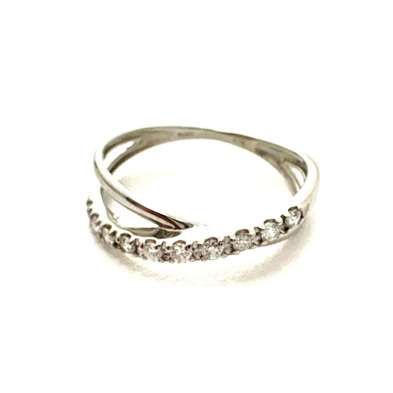 JEWELRY ジュエリー ジュエリー PT900/D0.10/1.4g/#6 貴金属･宝石 ﾘﾝｸﾞ リング・指輪 Pt900プラチナ Pt900 6号 プラチナ レディース【中古】