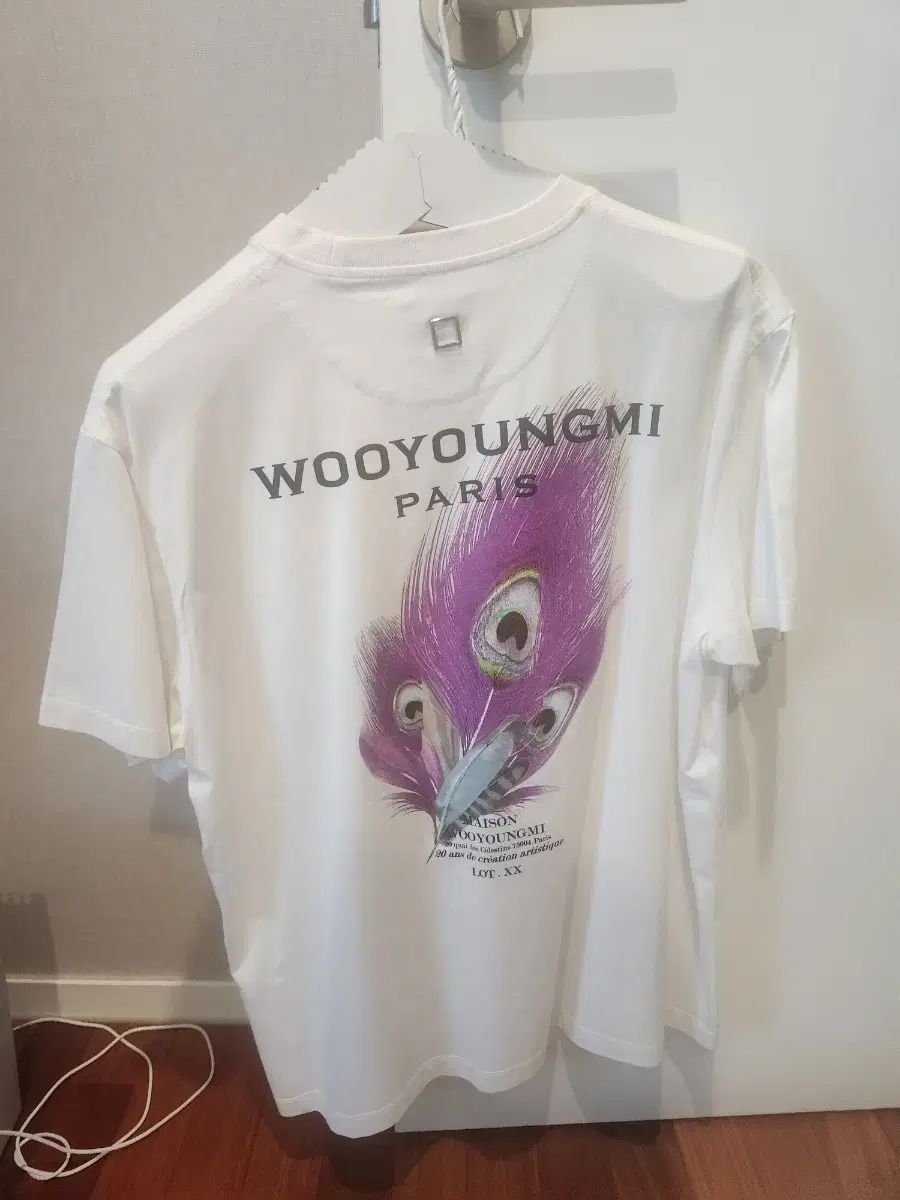 ウーヨンミ パリ フェザー Tシャツ 48