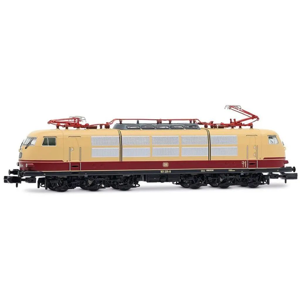 【新品】鉄道模型 1/160 DB、electric locomotive class 103、long bodyshell、black chassis、ep. IV [HN2641]