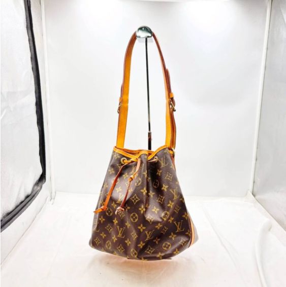 【送料無料】LOUIS VUITTON プチ・ノエ モノグラム ショルダーバッグ AR0001 巾着バッグ ヴィンテージ 現状品