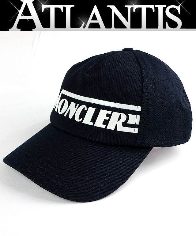 MONCLER 銀座店 モンクレール ロゴ ベースボールキャップ 帽子 メンズ
