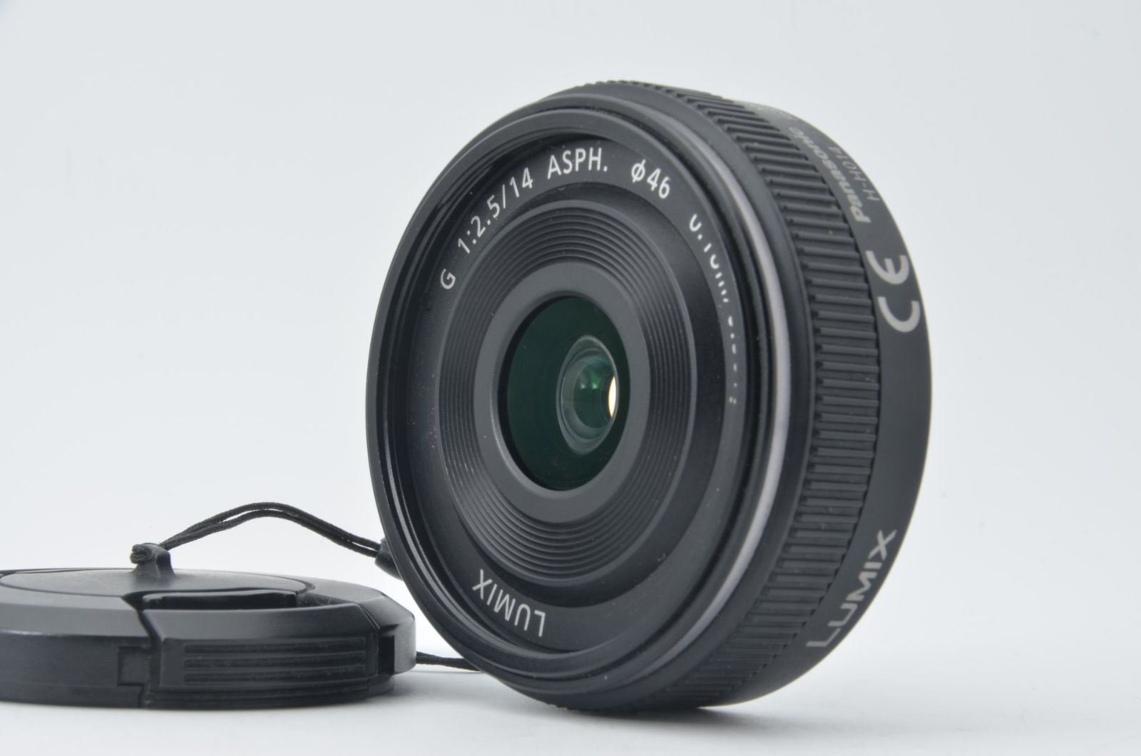 ★外観美品★ パナソニック PANASONIC LUMIX G 14mm F2.5 ASPH. H-H014 パンケーキレンズ L4444 #1055 12,375円