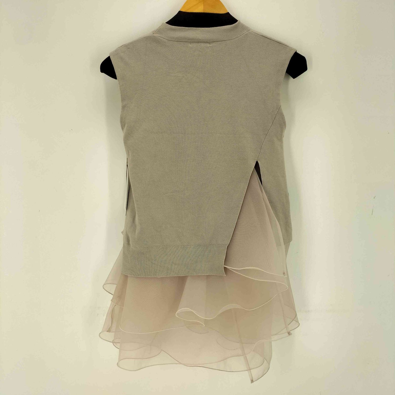 フレイアイディー FRAY I.D 25AW ラッフルフリルレイヤーニット