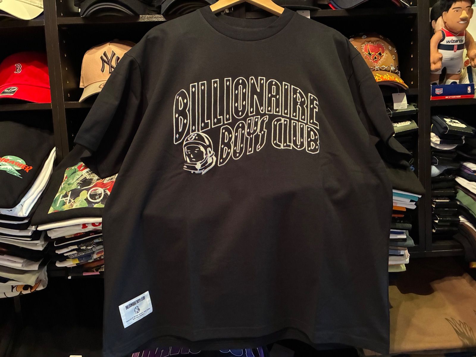 Billionaire Boys Club EMBROIDERY COTTON T-SHIRT_ARCH LOGO BLACK Mサイズ ¥9900+送料¥880
