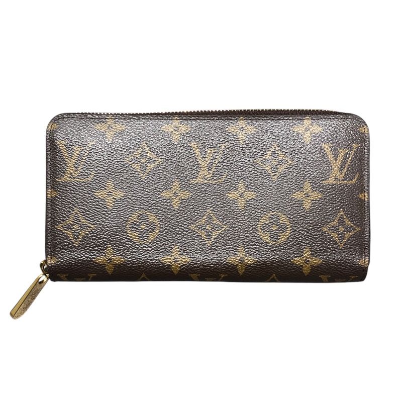 ルイ・ヴィトン LOUIS VUITTON ジッピーウォレット M42616 ブラウン モノグラムキャンバス レディース 長財布