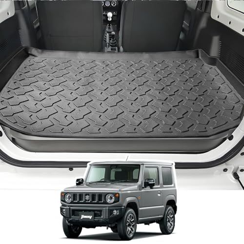 R★スズキ ジムニー JB64S JB74W ラゲッジマット ジムニー 専用 3D 防水マット TPE製 滑り止めマット 取り付け簡単 防キズ 防水 防汚 滑り止め ジムニー JB64 専用 内装 カスタム パーツ 582e9607