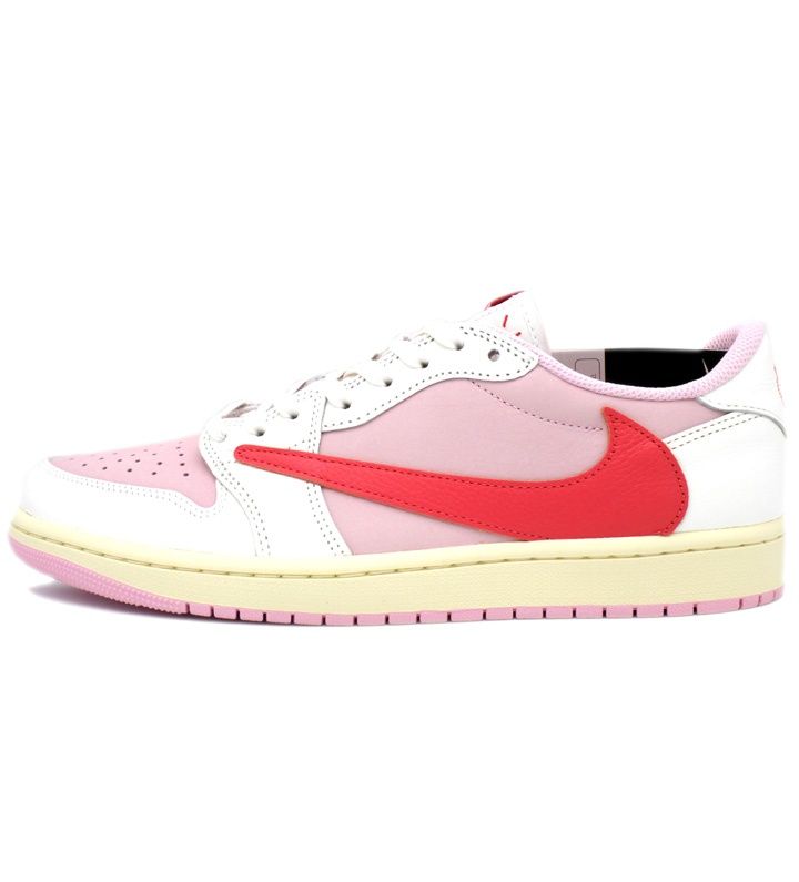 ナイキ NIKE × トラヴィス スコット Travis Scott 【 AIR JORDAN 1 RETRO LOW OG IQ7604 101 】 エア ジョーダン 1 レトロ ロー セイル トロピカル ピンク スニーカー h8480