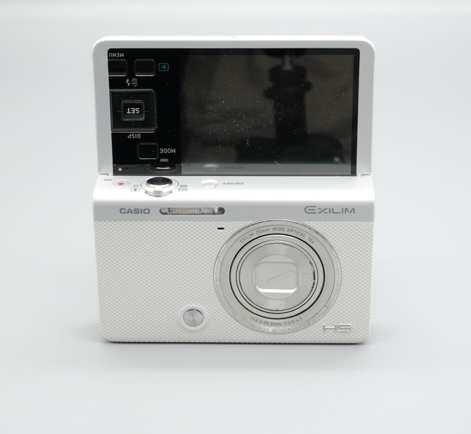 □完動品 CASIO EXILIM EX-ZR60 ホワイト コンパクトデジタルカメラ