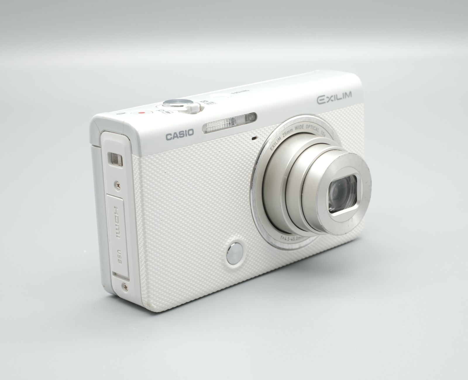 □完動品 CASIO EXILIM EX-ZR60 ホワイト コンパクトデジタルカメラ