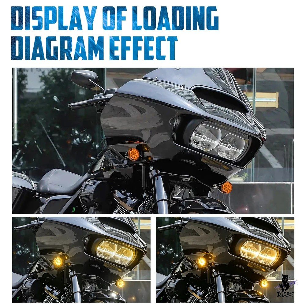 ハーレー ツーリング ロードグライド 2015-UP 用 フロントターンシグナル LED ライト