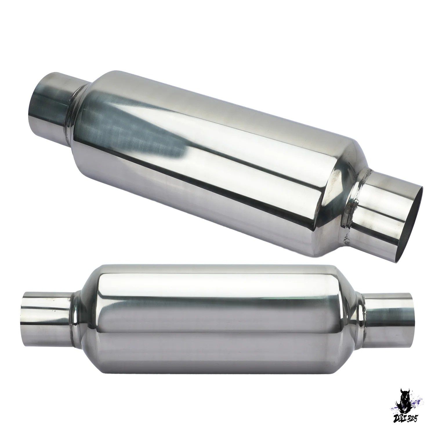 ステンレス製マフラーパイプ 51/57/63/76mm 車用スポーツレーシングアクセサリー