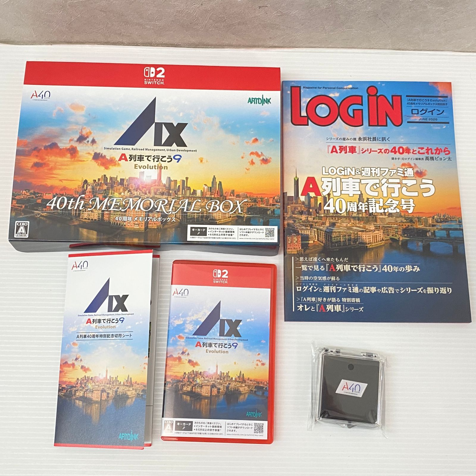 ニンテンドースイッチ2ソフト A列車で行こう9 Evolution 40周年 