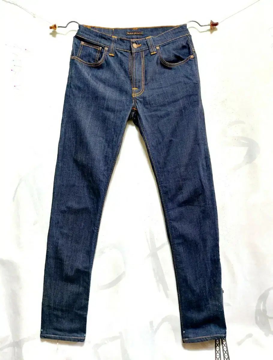 新品/Nudie Jeans(ヌーディージーンズ) デニム 30-31/ユニセックス ストレッチ インディゴデニム