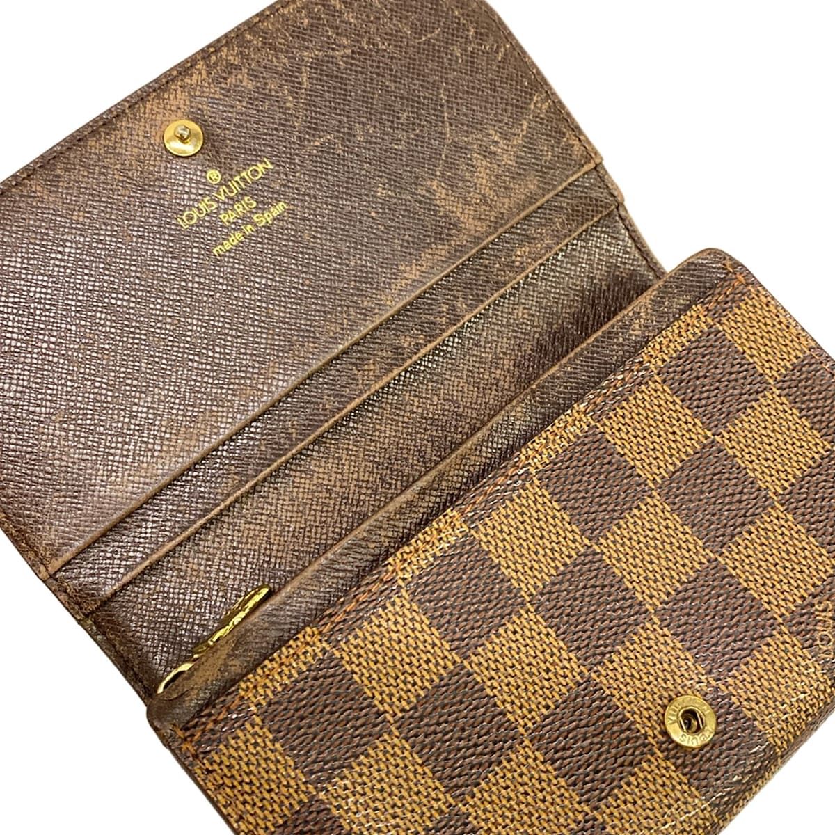 LOUIS VUITTON(ルイヴィトン) 2つ折り財布 ダミエ ポルトモネ