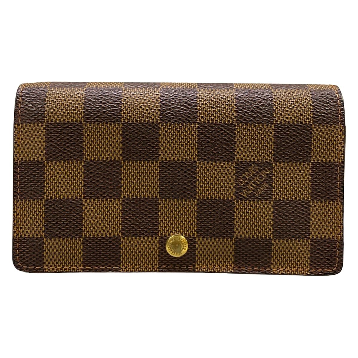 ⭕️二つ折り⭕️ルイヴィトン財布　ダミエ　ポルトモネビエトレゾール【レディース】 LOUIS VUITTON(ルイヴィトン) 2つ折り財布 ダミエ ポルトモネ