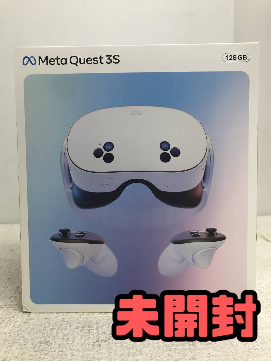 ★未開封★ VRヘッドセット Meta メタ Meta Quest 3S 128GB ホワイト AZN230637相